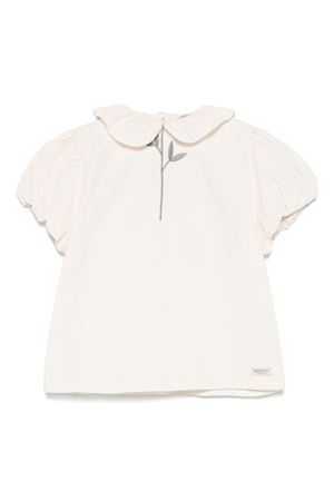 camicia in cotone beige DONSJE KIDS | 409410000003